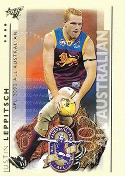 2003 Select XL AFL - All Australian #AA5 Justin Leppitsch Front